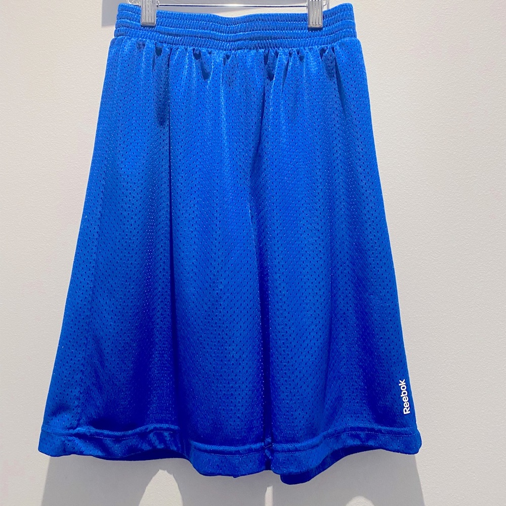 Reebok Blue Youth Boys Gym Shorts. Size Youth M (10-12)